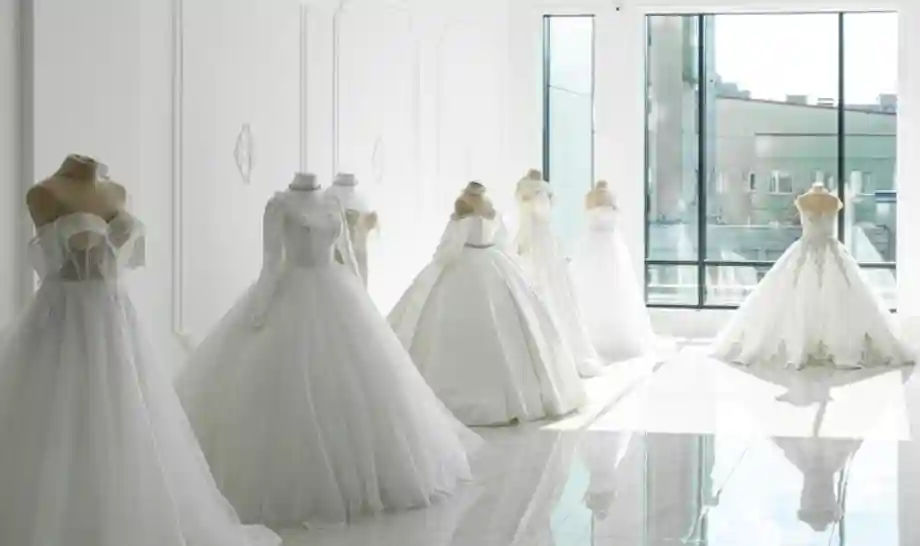 wedding dresses.